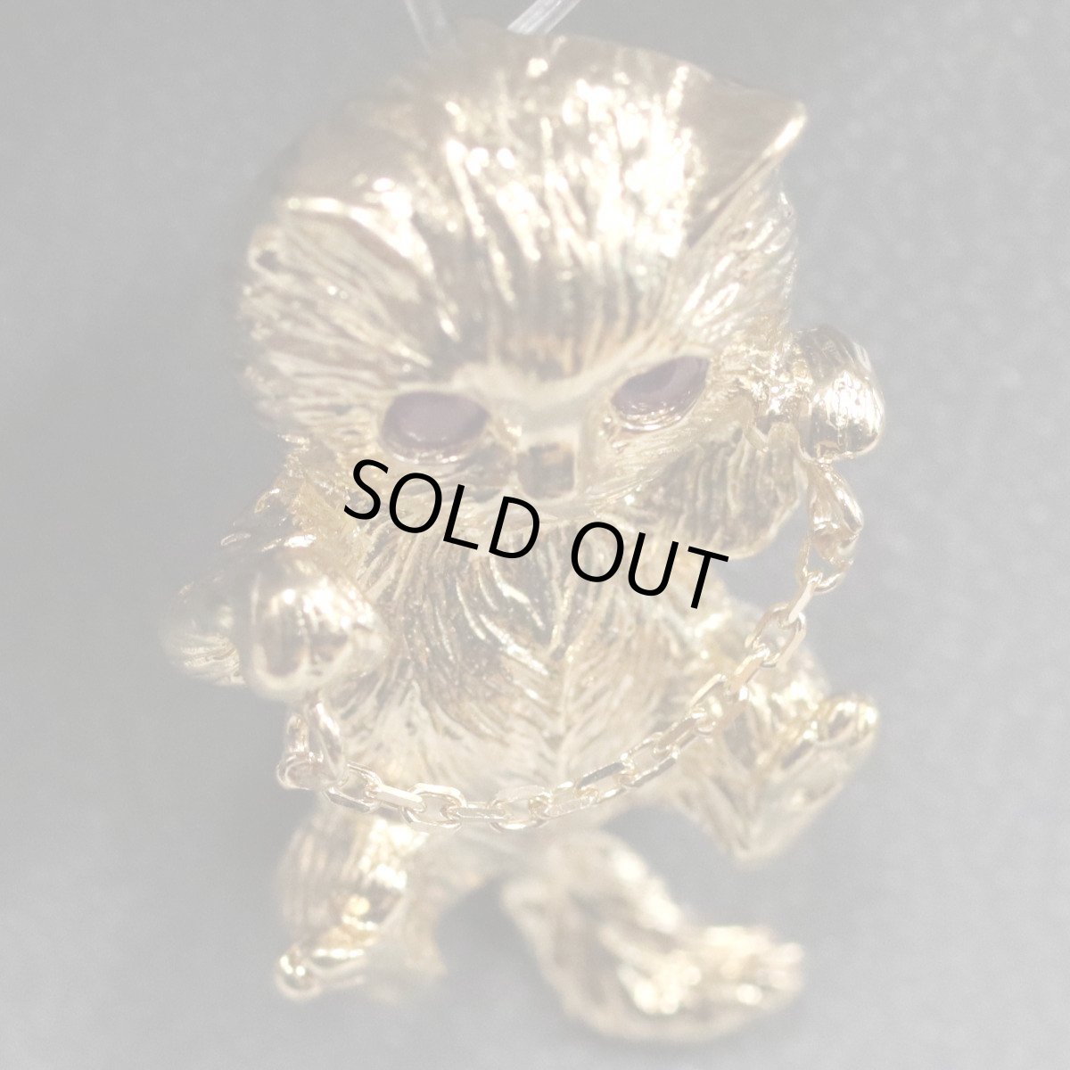 画像5: K18ルビーペンダントトップ 3.8g ネコモチーフ (5)