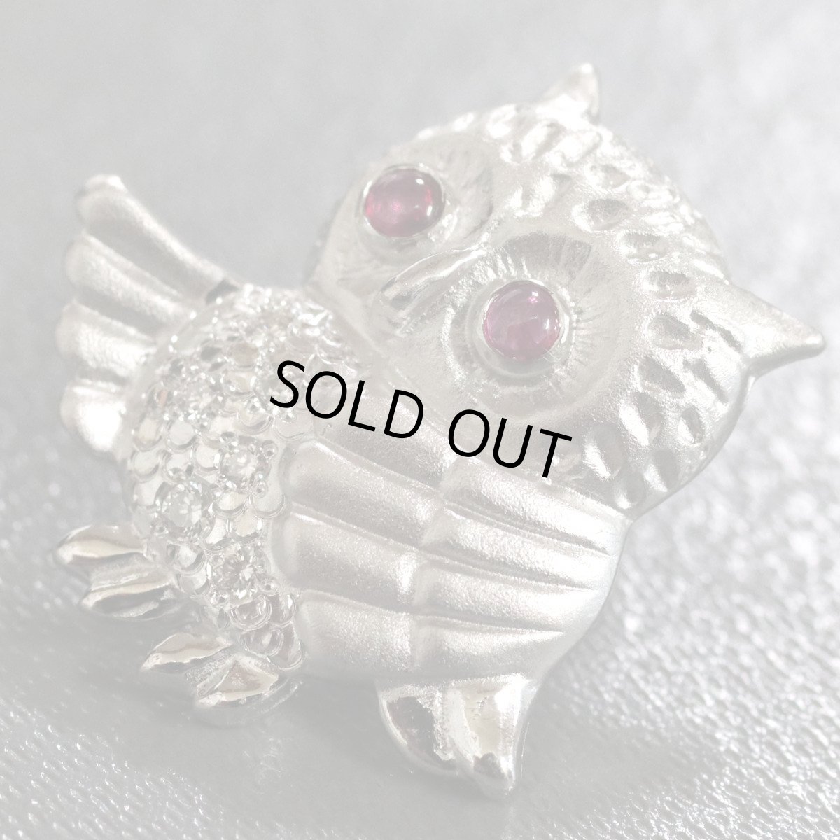 画像3: K18WGルビーダイヤモンドペンダントトップ R0.10 D0.04 3.9g ソーティング (3)