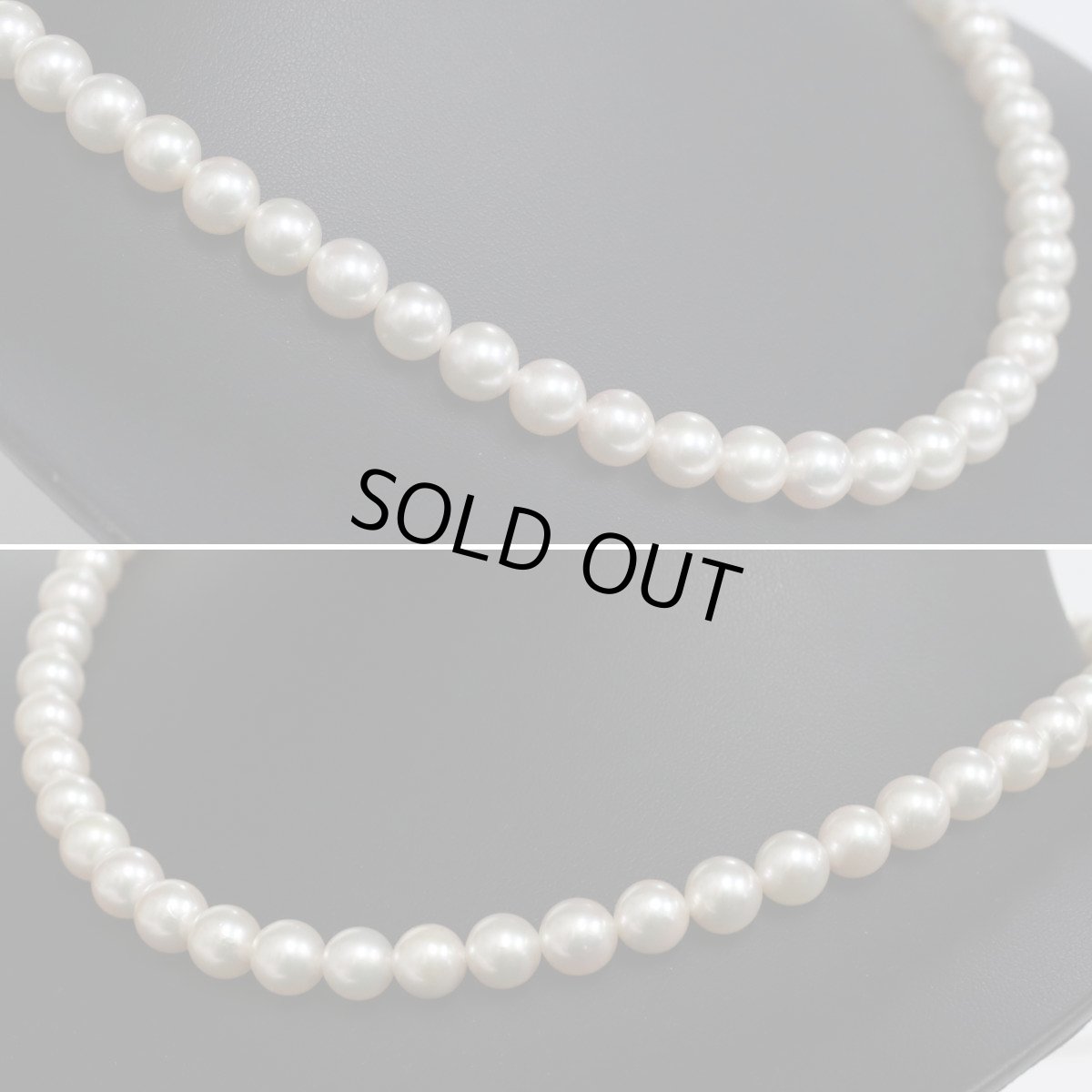 画像2: パールネックレス 約8-8.3mm (2)