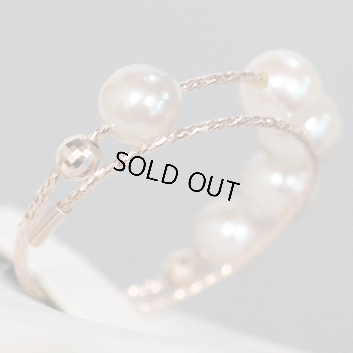 画像3: K18パールリング 1.1g #6〜16 可変式 (3)