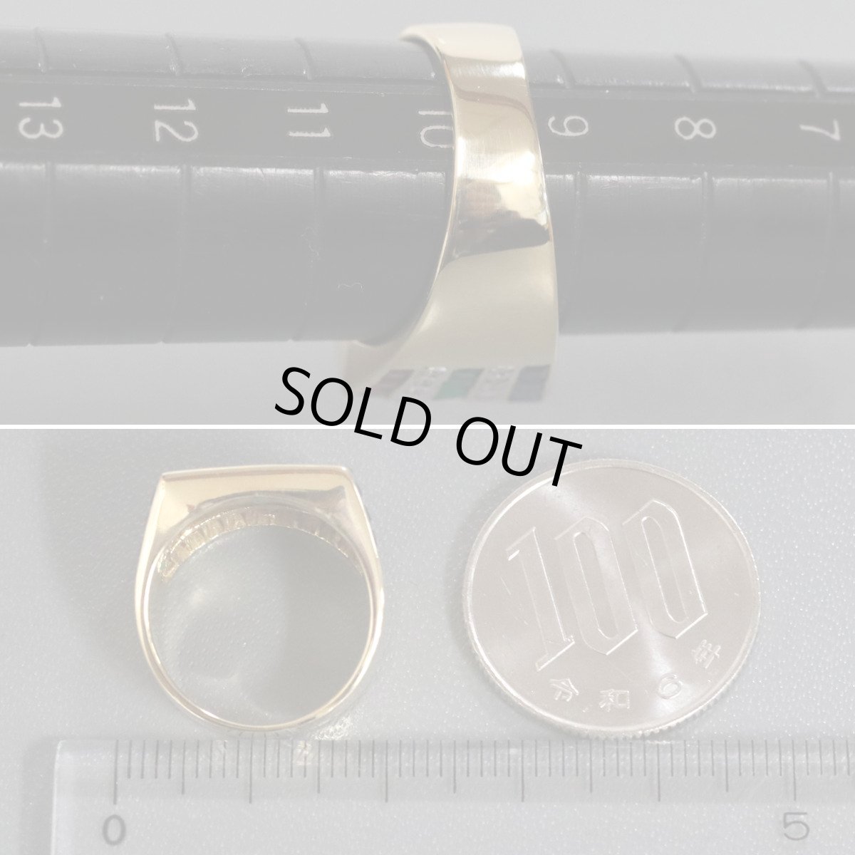 画像8: K18マルチカラーストーンリング サファイア エメラルド ルビー マルチ2.15 D0.30 7.3g #10 (8)