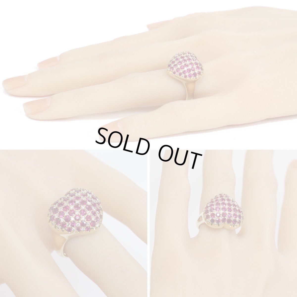 画像10: K18ルビーダイヤモンドリング R2.53 D0.33 12.0g #12 (10)