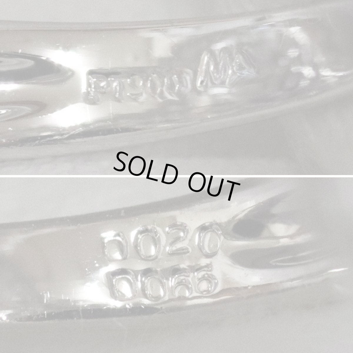 画像7: Pt900ダイヤモンドリング D0.20 D0.66 6.5g #12.5 プラチナ レース 透かし (7)