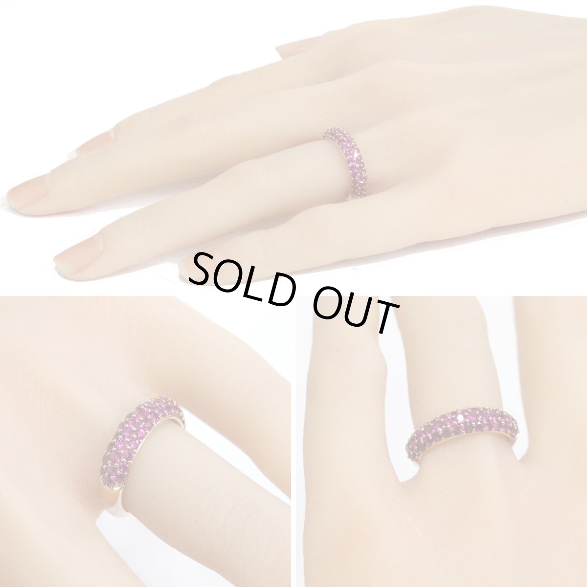 画像10: K18ルビーリング R1.35 4.0g #11 (10)