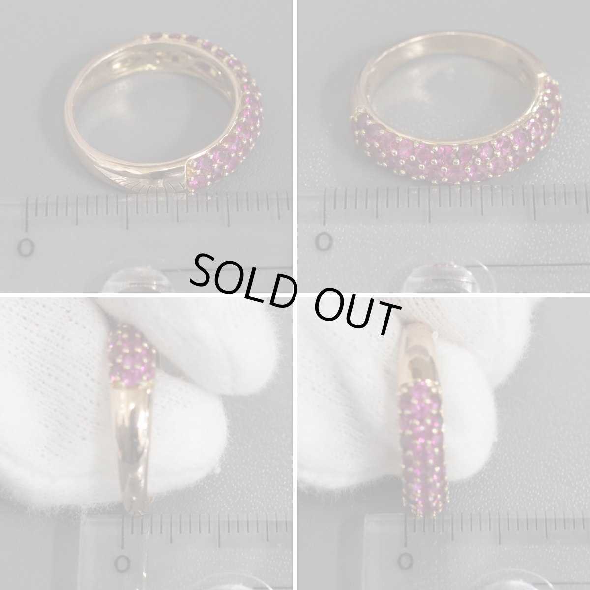 画像9: K18ルビーリング R1.35 4.0g #11 (9)