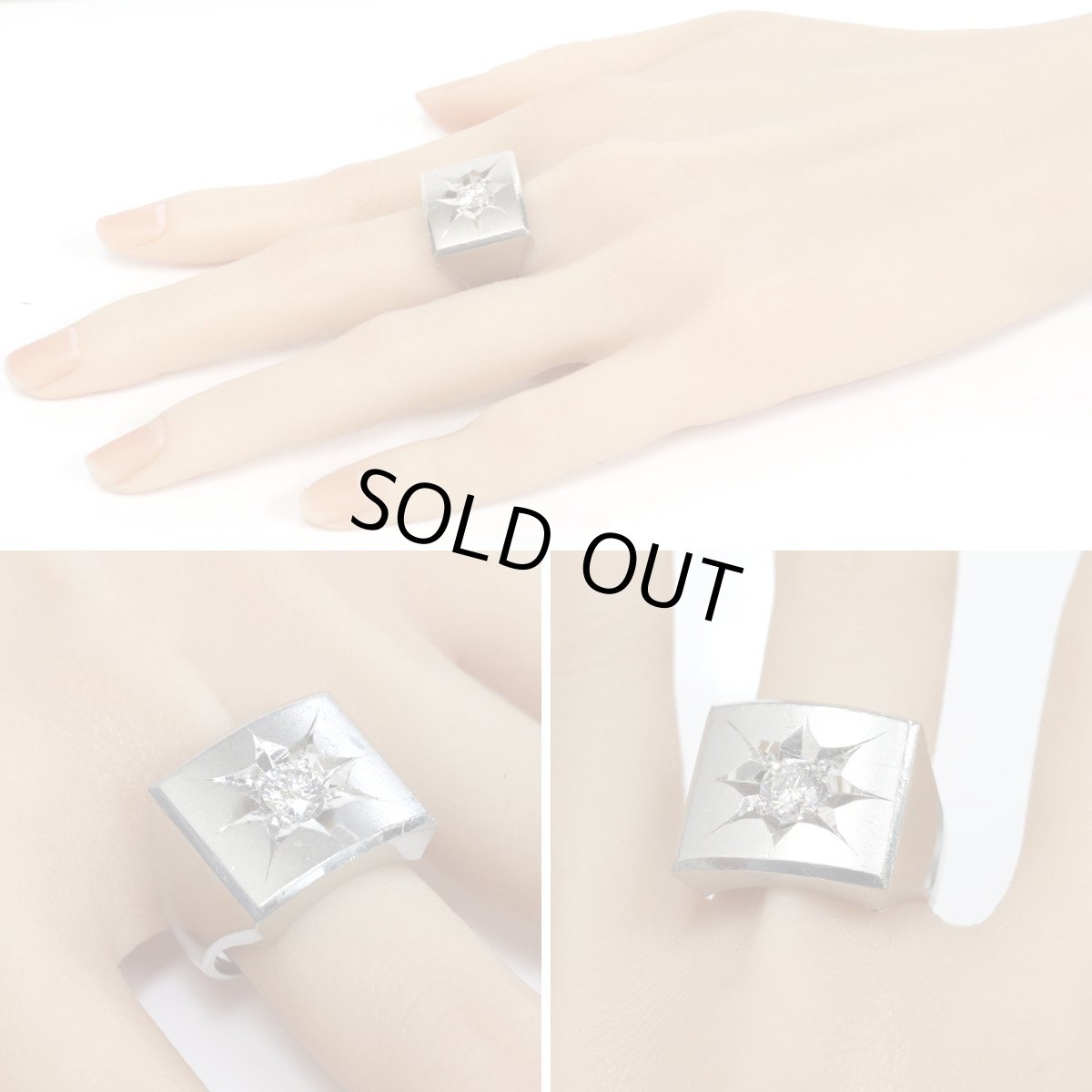 画像10: Pmダイヤモンドリング D0.66 43.3g #22.5 (10)