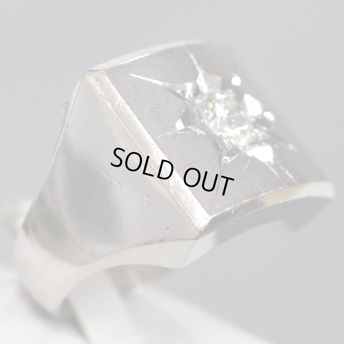 画像2: Pmダイヤモンドリング D0.66 43.3g #22.5 (2)