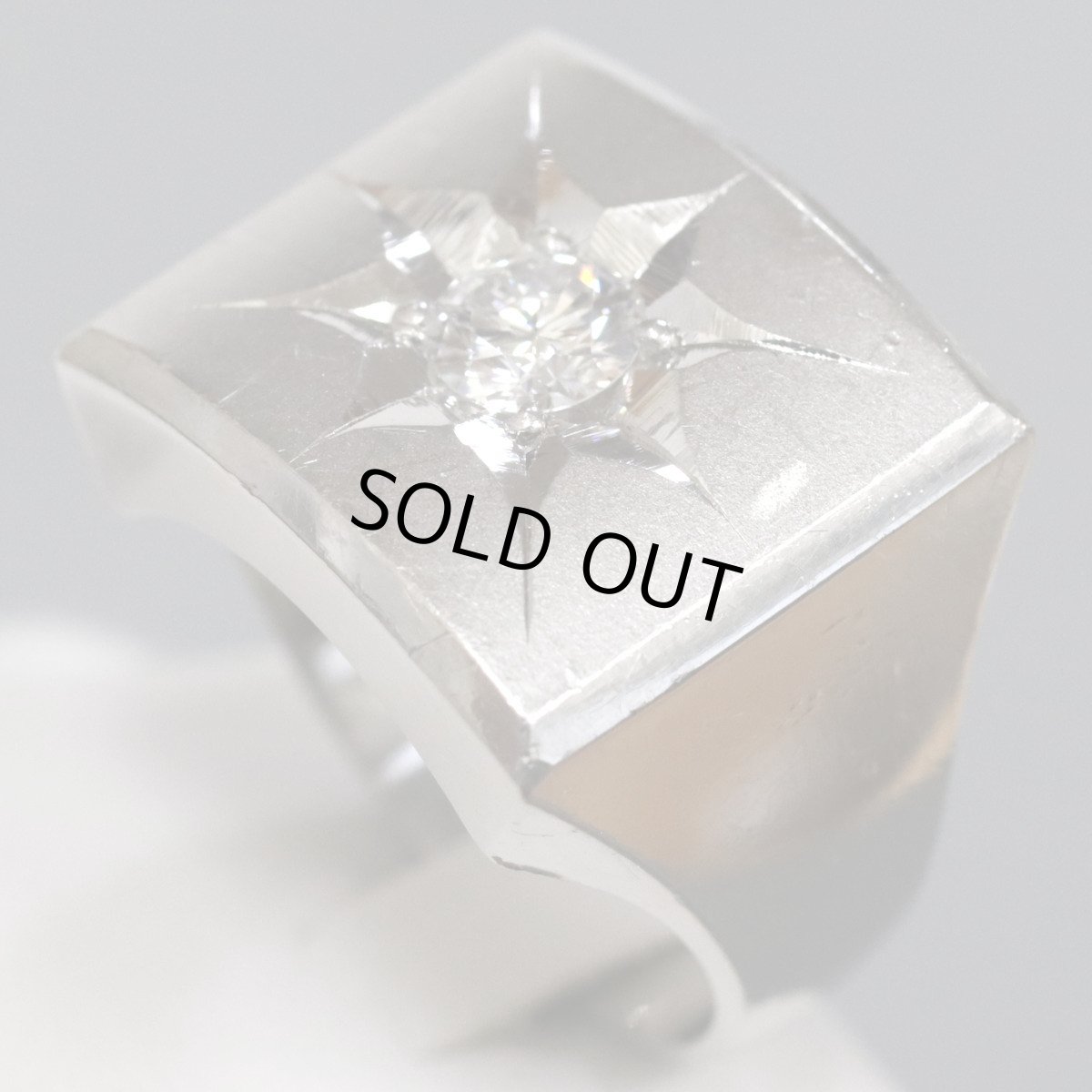 画像3: Pmダイヤモンドリング D0.66 43.3g #22.5 (3)