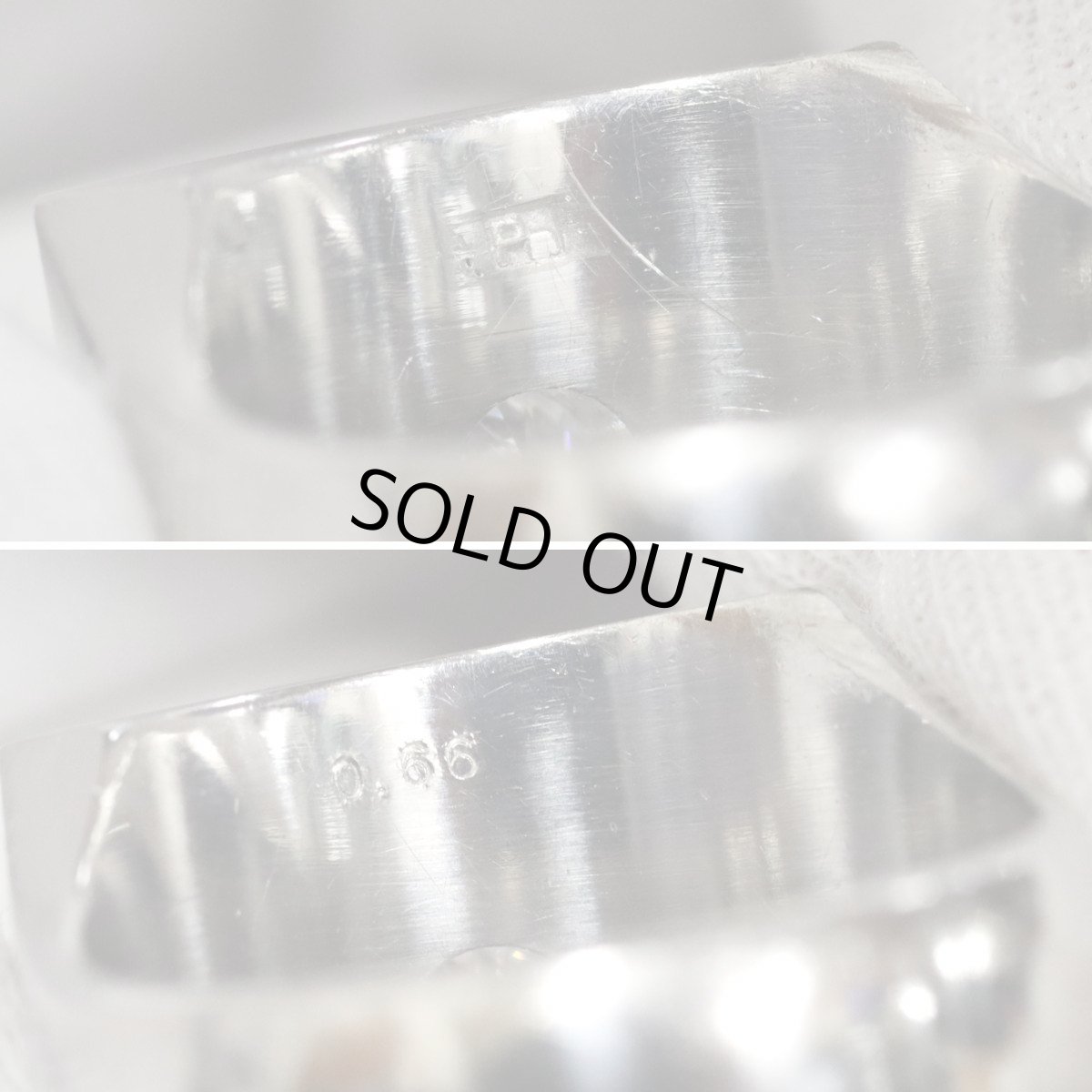 画像7: Pmダイヤモンドリング D0.66 43.3g #22.5 (7)