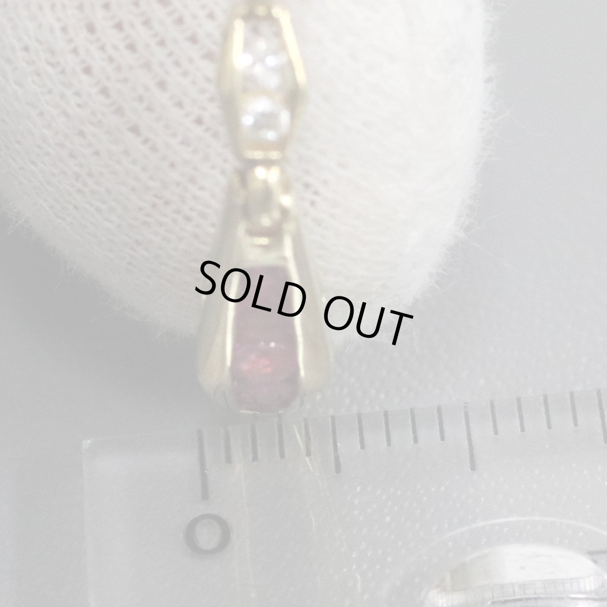 画像7: K18ルビーダイヤモンドブレスレット R2.45 D0.30 12.4g 17.5cm (7)