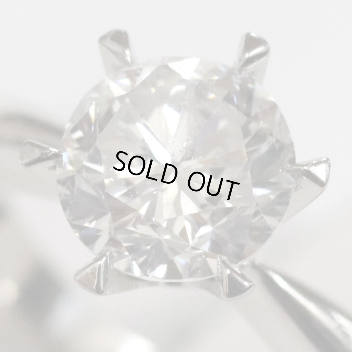 画像3: Pt900ダイヤモンドリング D1.104 4.2g #10 エンゲージリング 鑑定書 (3)