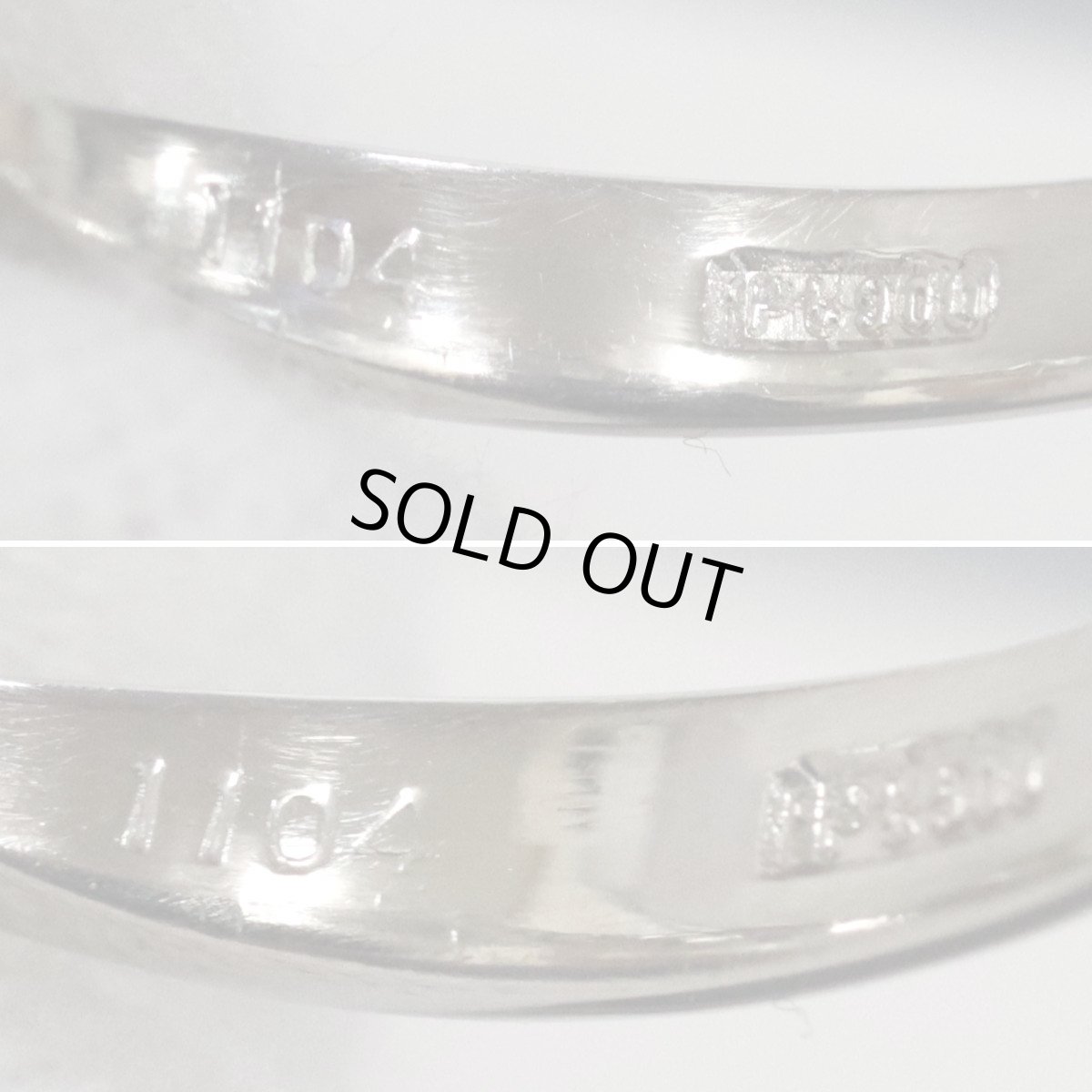 画像7: Pt900ダイヤモンドリング D1.104 4.2g #10 エンゲージリング 鑑定書 (7)