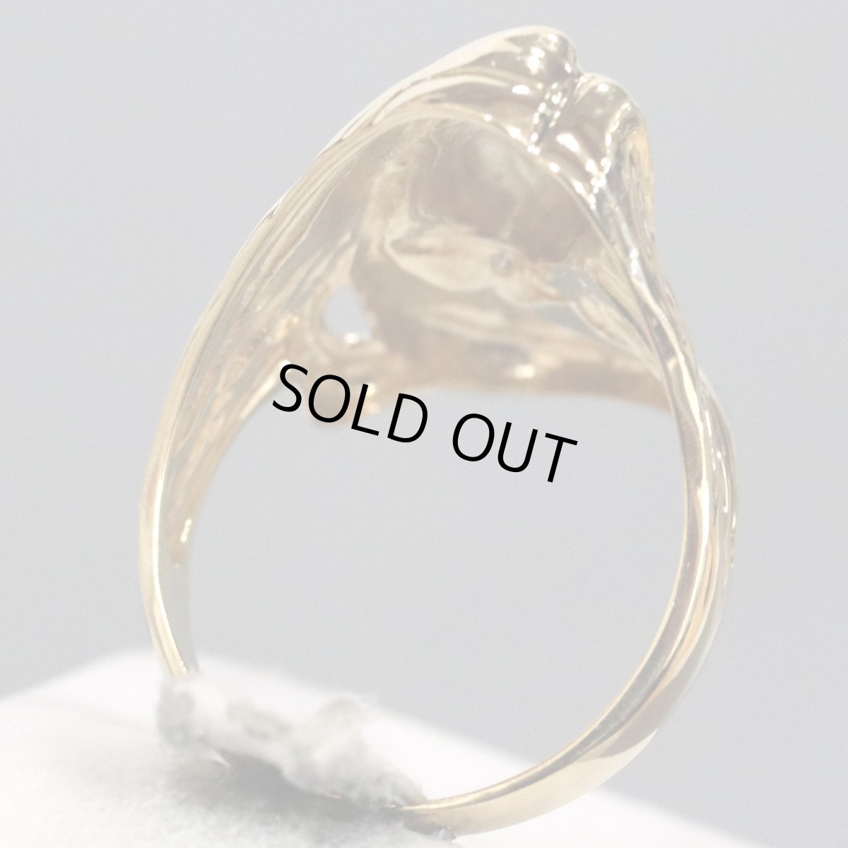 画像5: K18リング 5.9g #15 女性モチーフ (5)