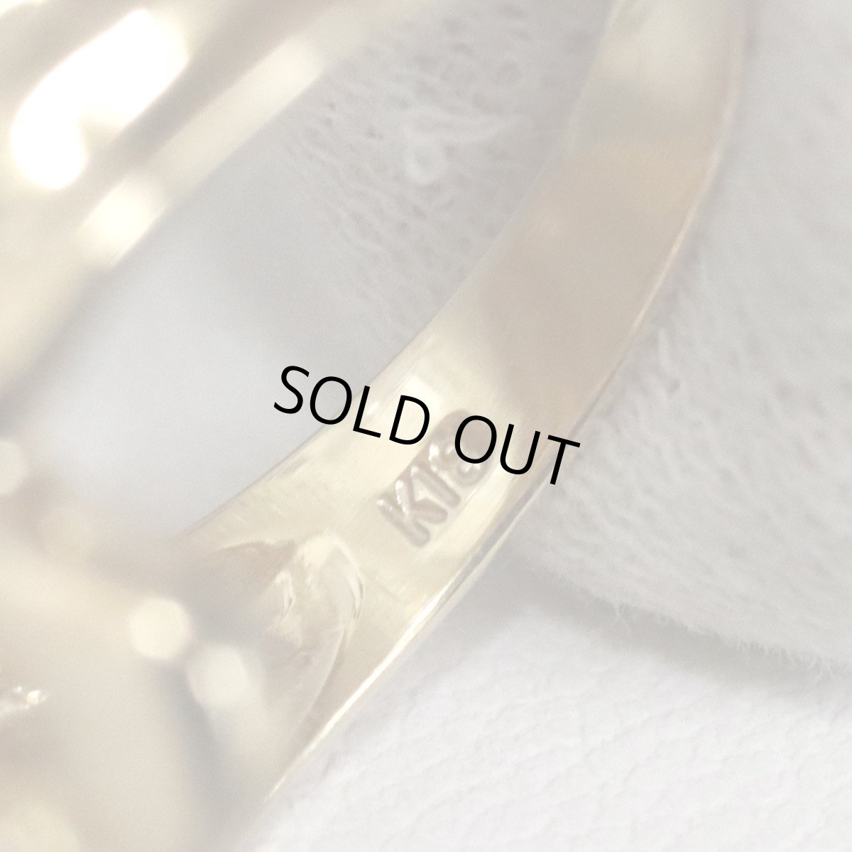 画像7: K18リング 5.9g #15 女性モチーフ (7)