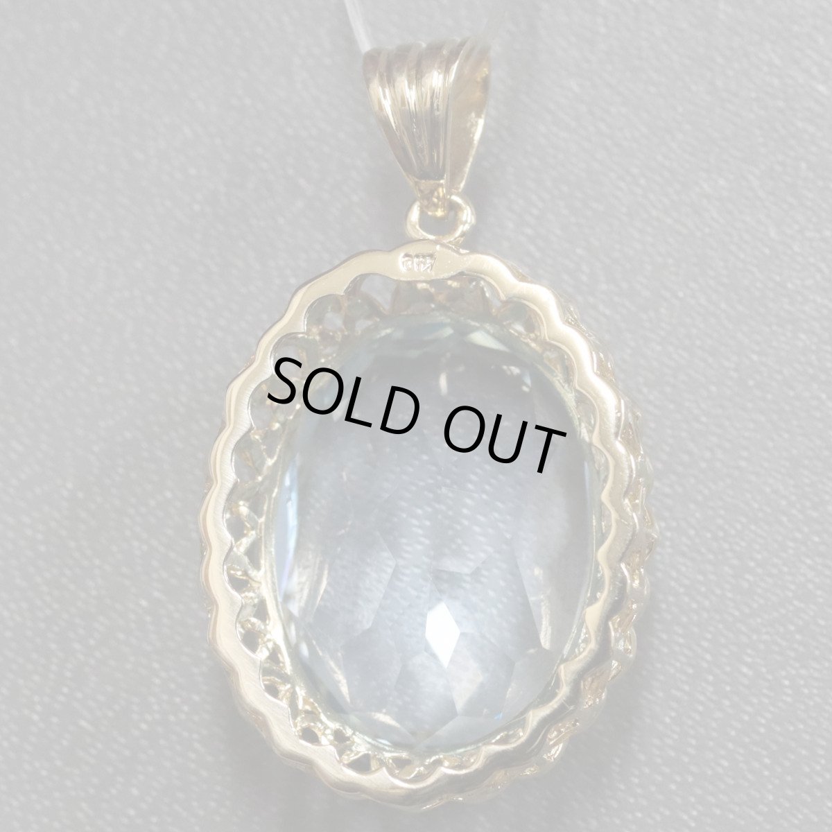 画像5: K18ブルートパーズペンダントトップ 8.5g (5)