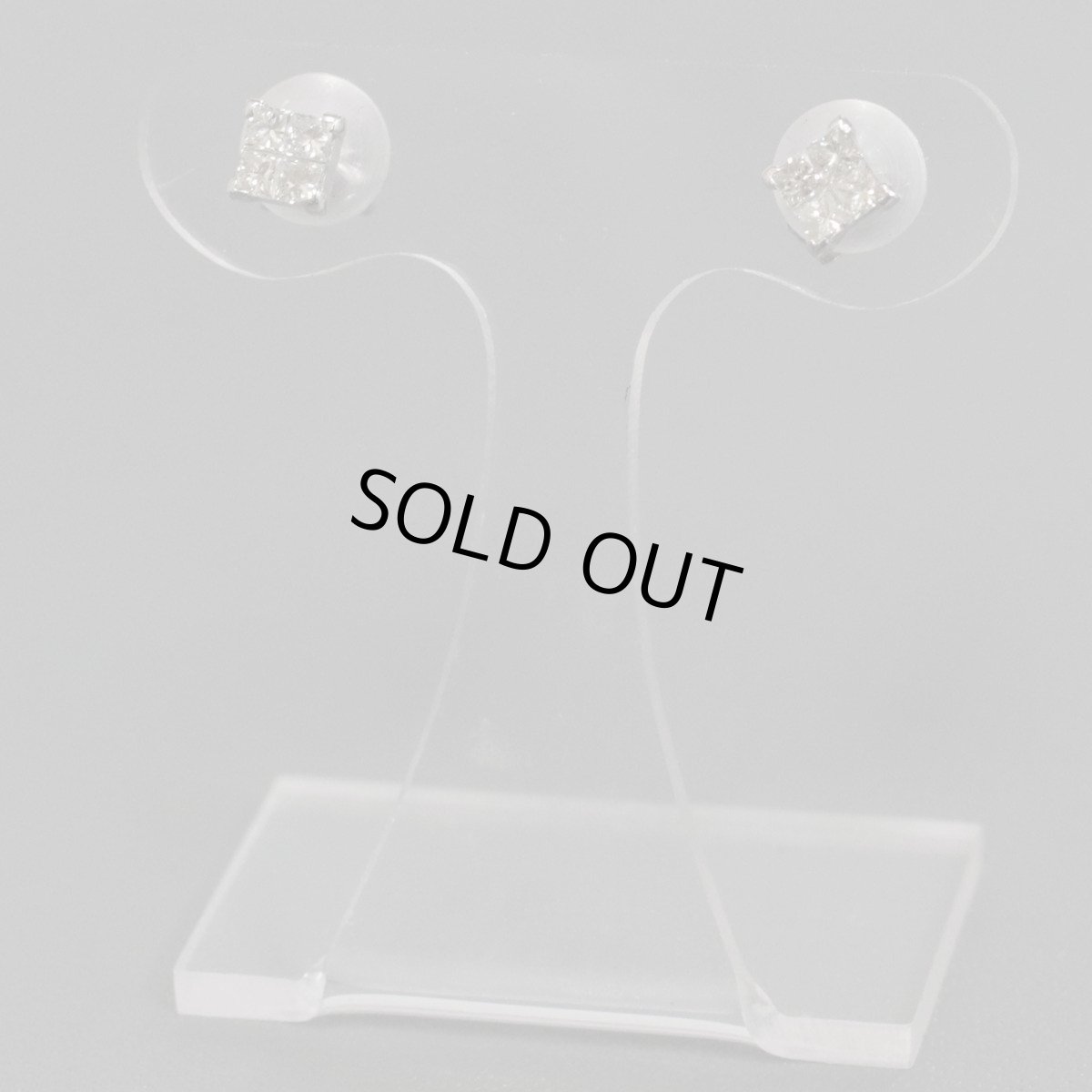 画像3: Pt900/K14WGダイヤモンドピアス D0.14×2 0.9g (3)