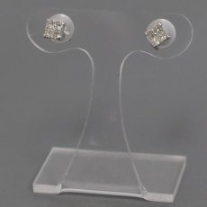 画像3: Pt900/K14WGダイヤモンドピアス D0.14×2 0.9g (3)