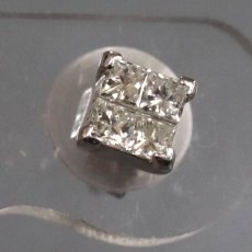 画像4: Pt900/K14WGダイヤモンドピアス D0.14×2 0.9g (4)