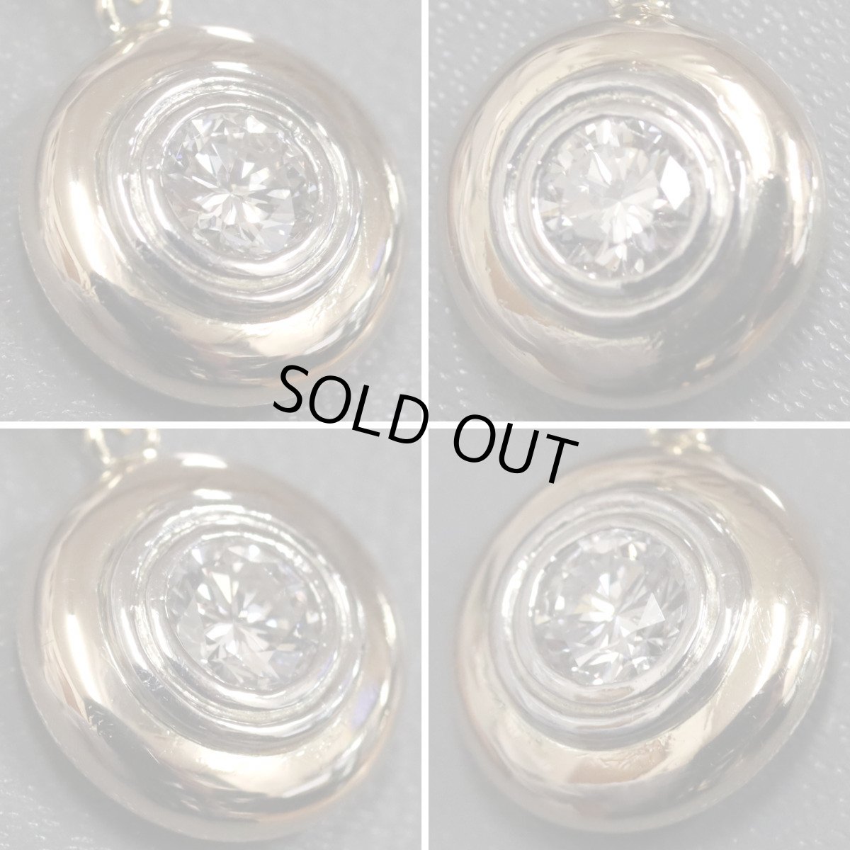 画像3: K18/Ptダイヤモンドペンダントトップ D0.384 3.7g (3)