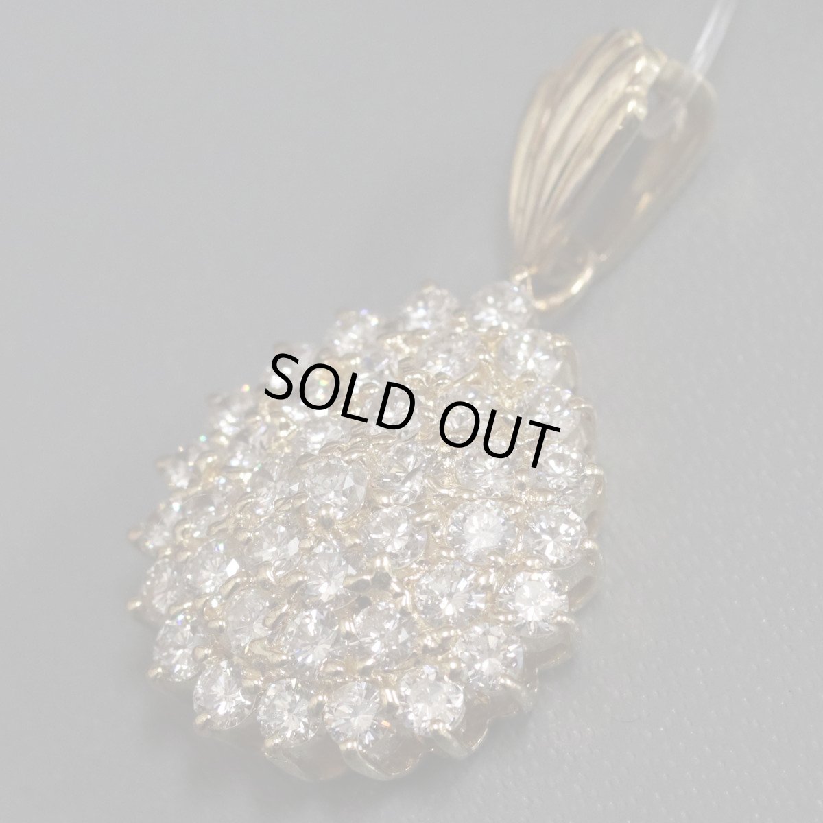 画像2: K18ダイヤモンドペンダントトップ D2.00 6.5g (2)