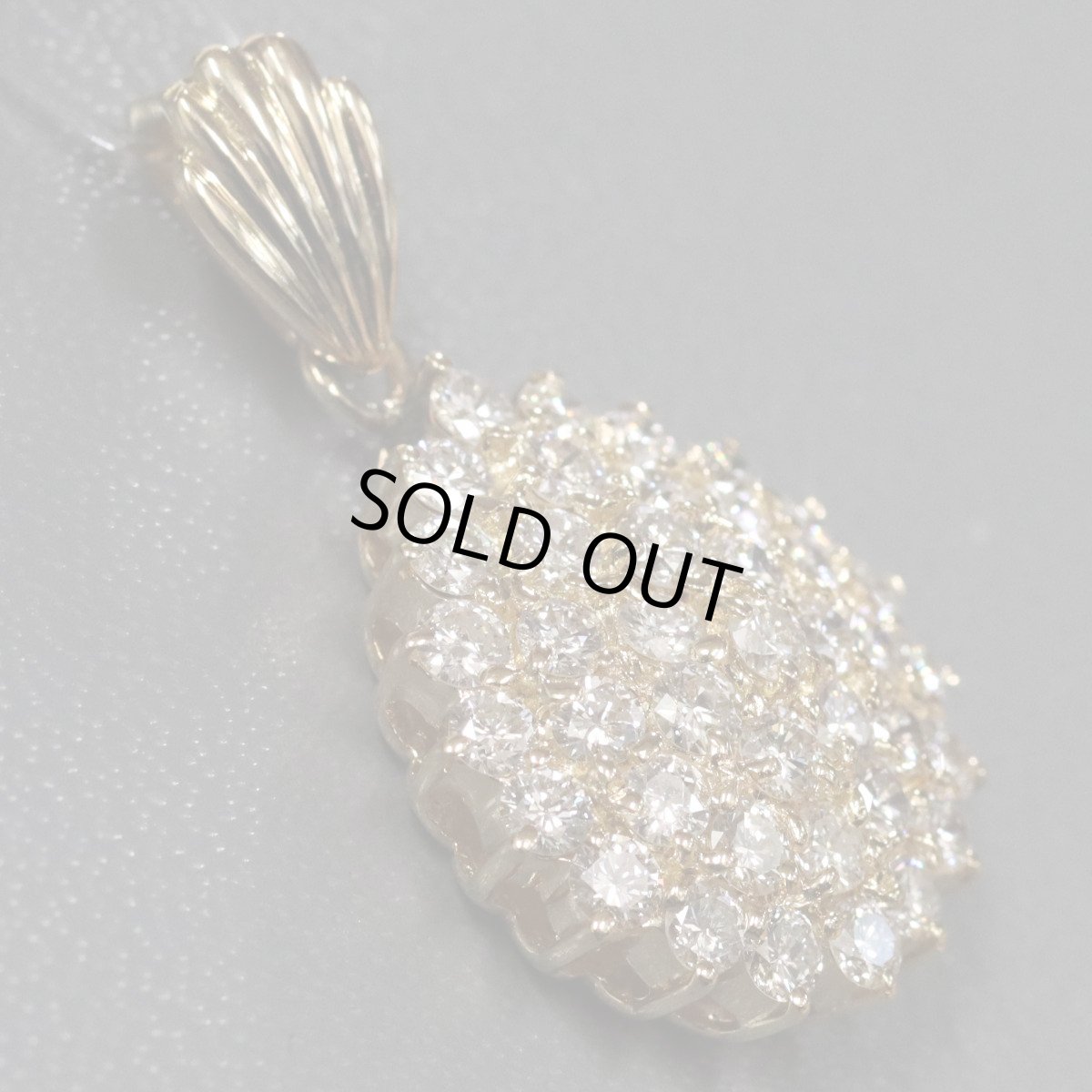 画像3: K18ダイヤモンドペンダントトップ D2.00 6.5g (3)