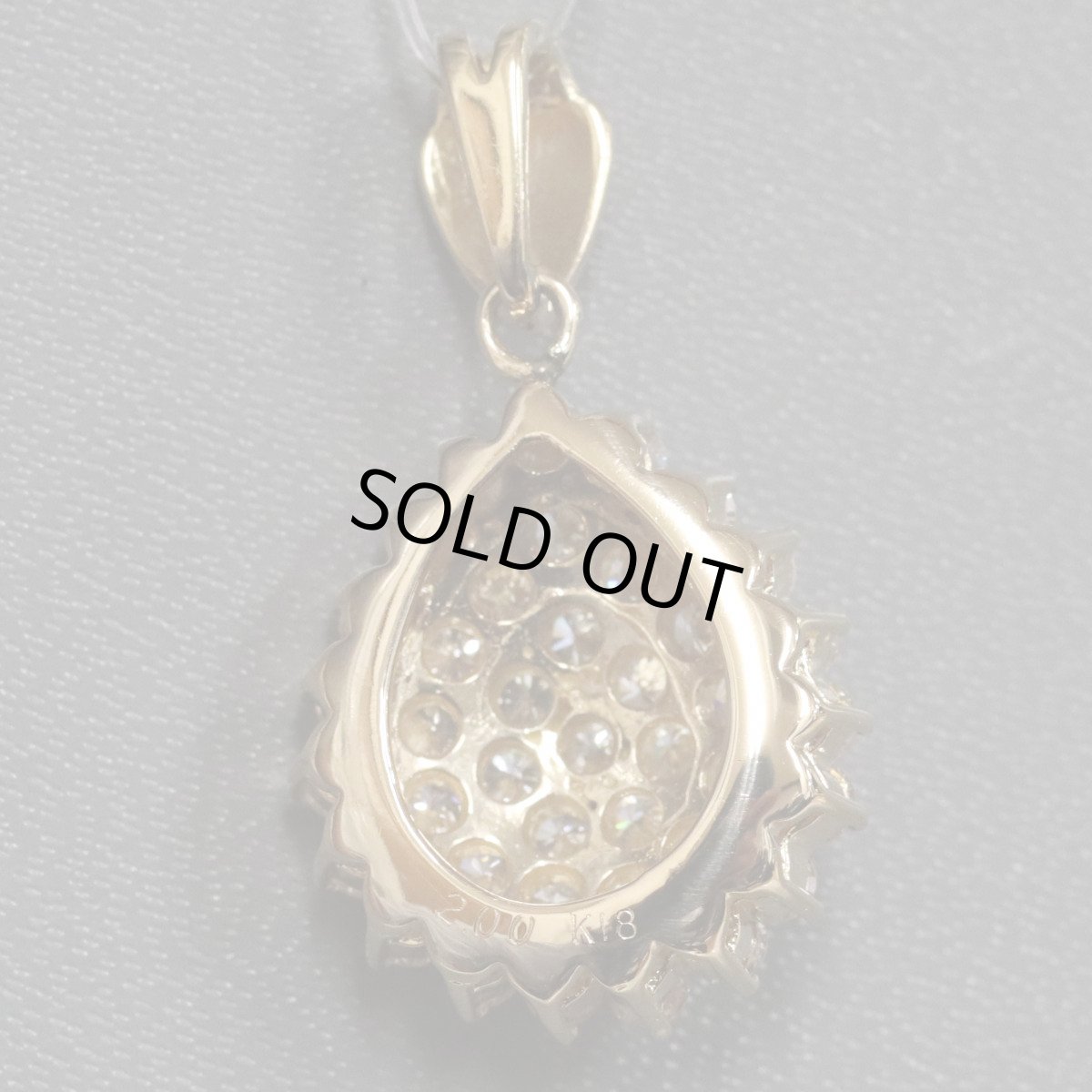 画像4: K18ダイヤモンドペンダントトップ D2.00 6.5g (4)