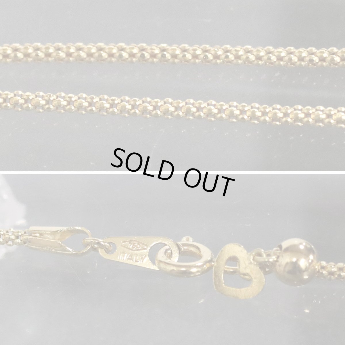 画像9: K18マルチカラーストーンダイヤモンドパールペンダント S3.20 D1.00 R0.10 20.2g 蛇モチーフ (9)