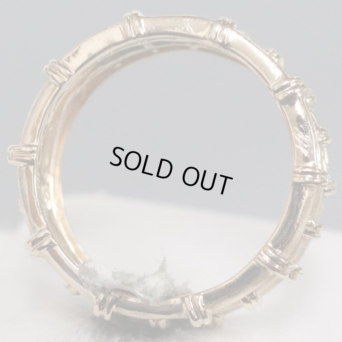 画像5: K18ダイヤモンドリング D0.50 6.8g #17 ピンクゴールド (5)