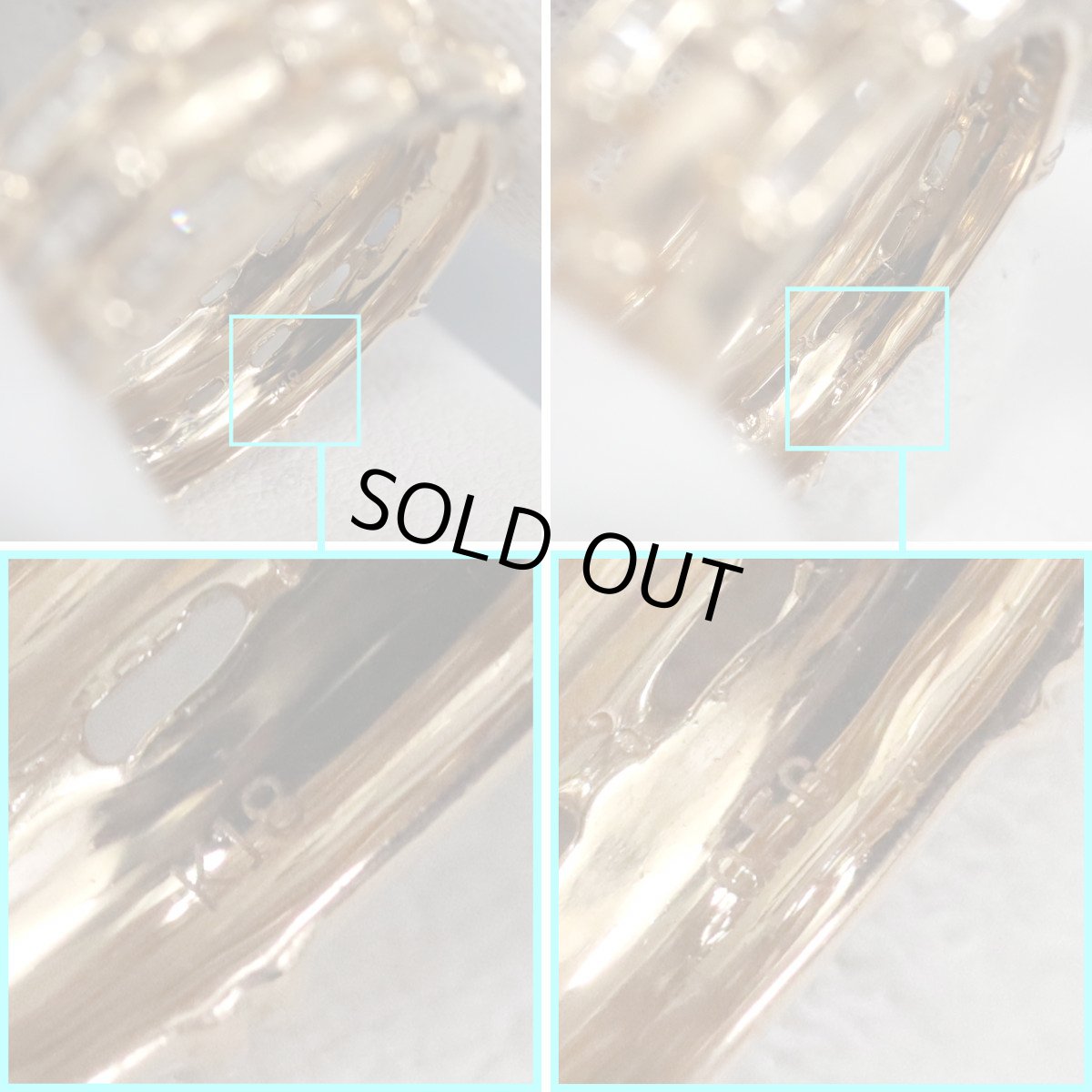 画像7: K18ダイヤモンドリング D0.50 6.8g #17 ピンクゴールド (7)