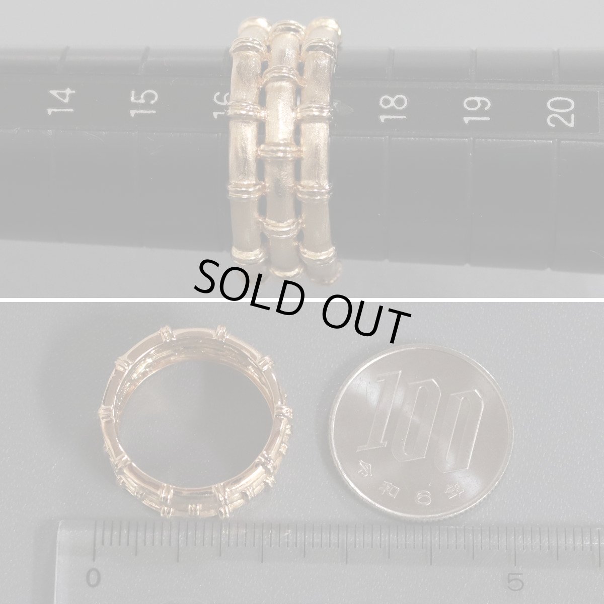 画像8: K18ダイヤモンドリング D0.50 6.8g #17 ピンクゴールド (8)