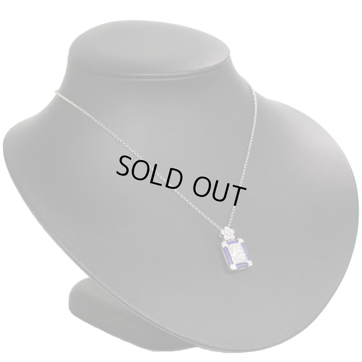 画像5: Pt900/850ラピスラズリダイヤモンドペンダント D1.62 11.9g (5)