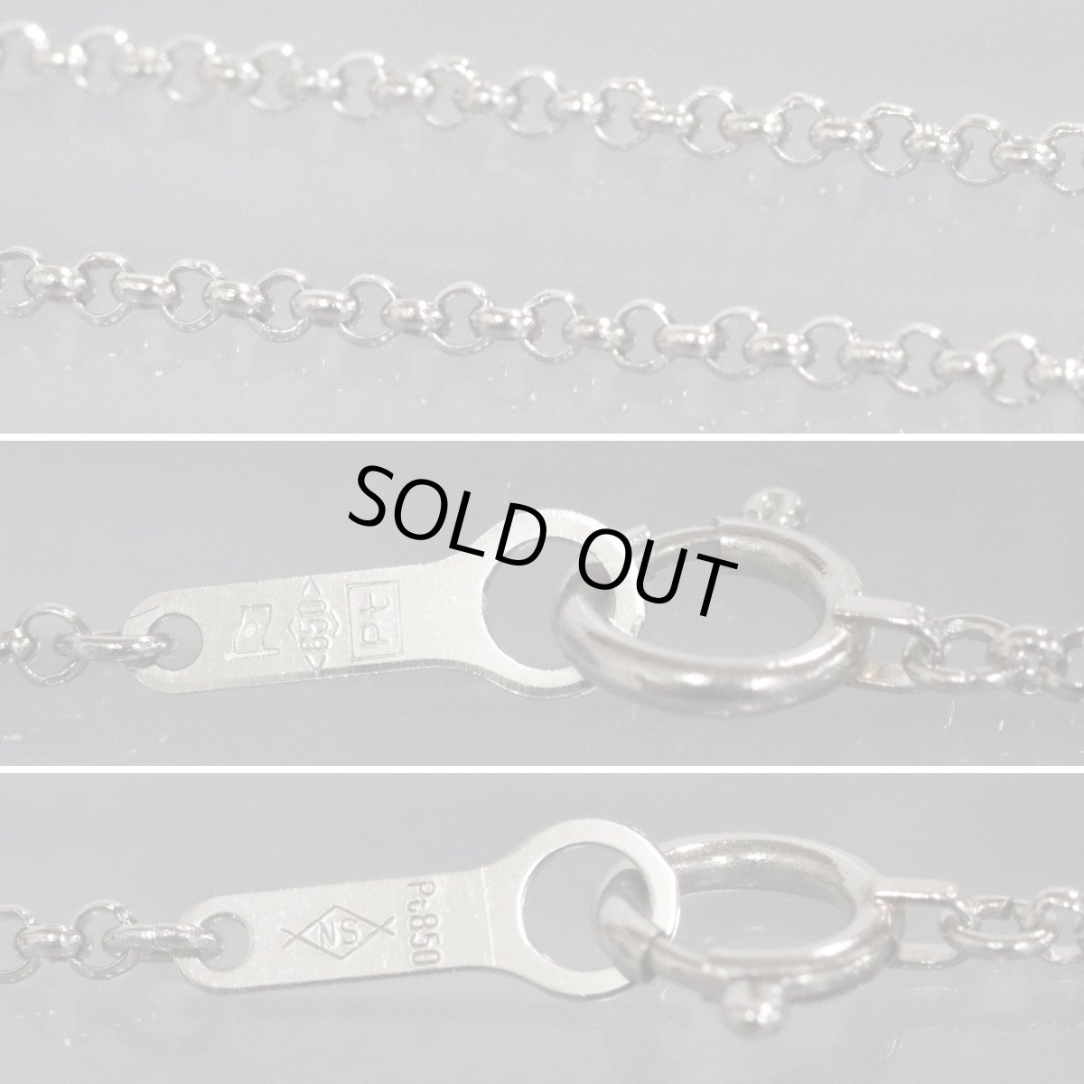 画像7: Pt900/850ラピスラズリダイヤモンドペンダント D1.62 11.9g (7)