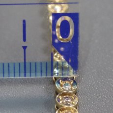 画像6: K18ダイヤモンドテニスブレスレット D2.00 10.3g (6)