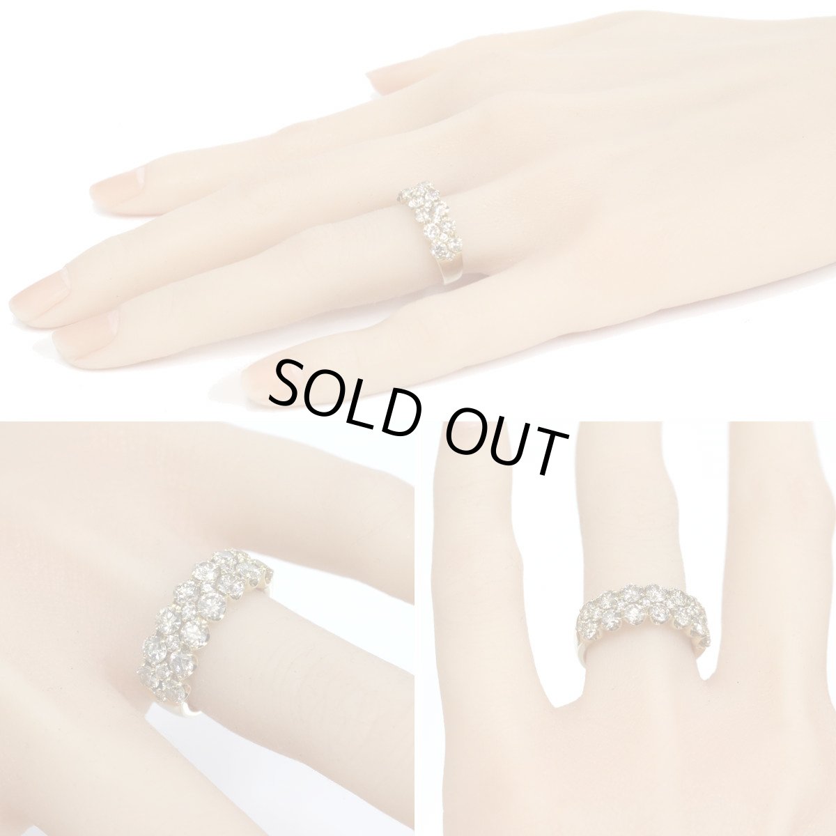 画像10: K18ブラウンダイヤモンドリング D2.00 5.2g #12 (10)