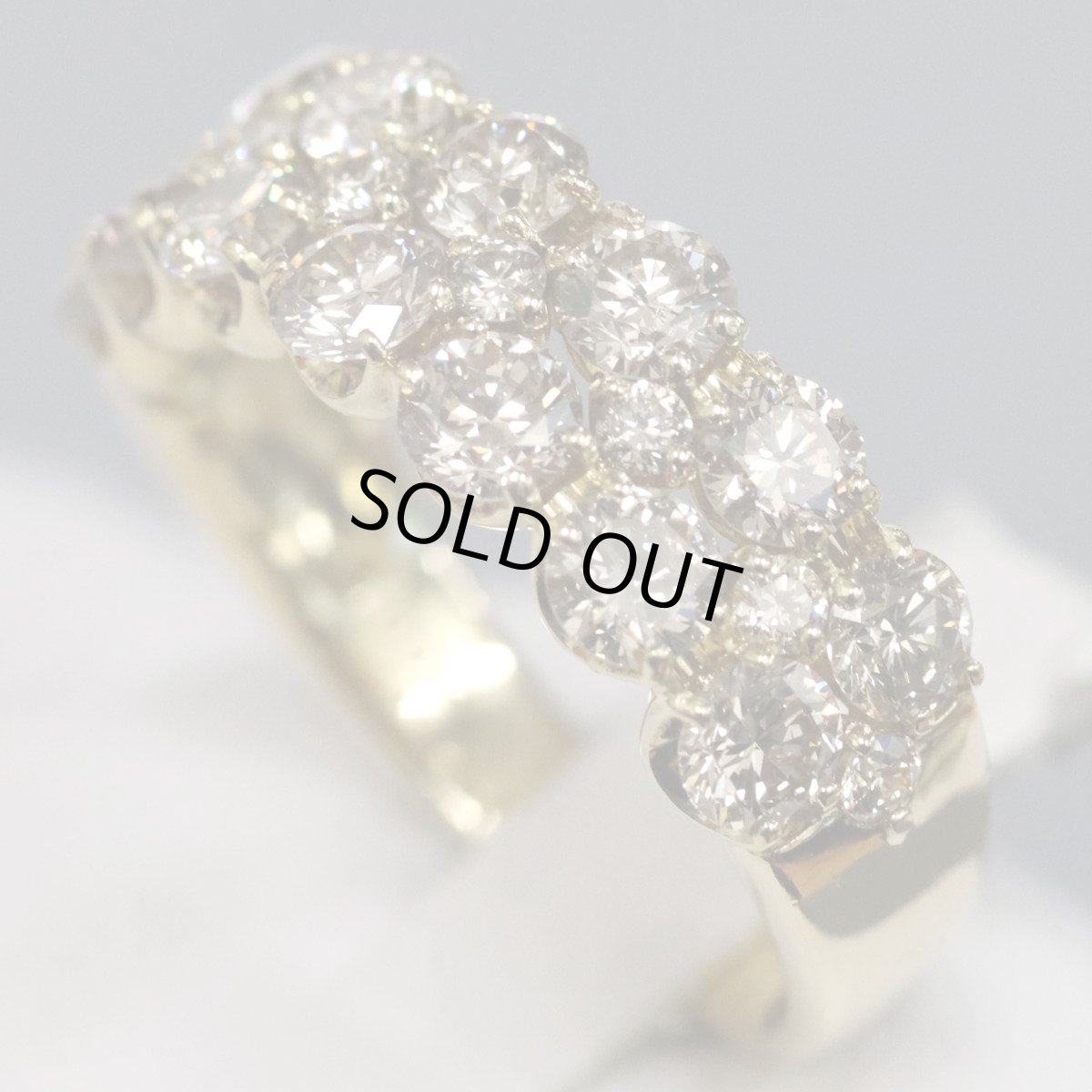 画像2: K18ブラウンダイヤモンドリング D2.00 5.2g #12 (2)