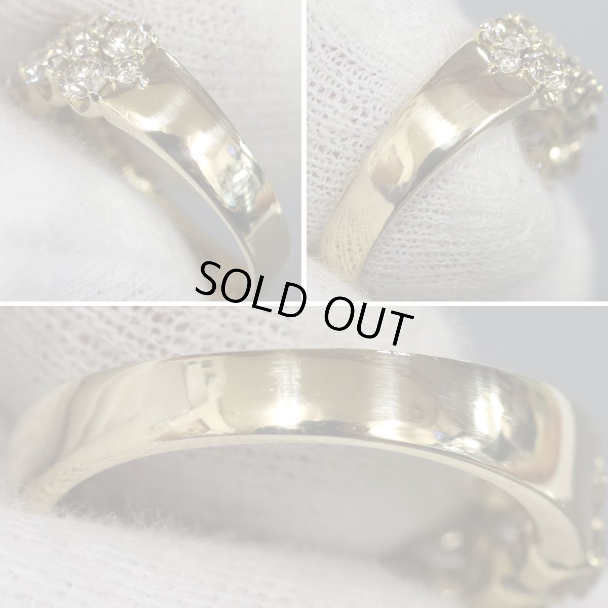 画像6: K18ブラウンダイヤモンドリング D2.00 5.2g #12 (6)