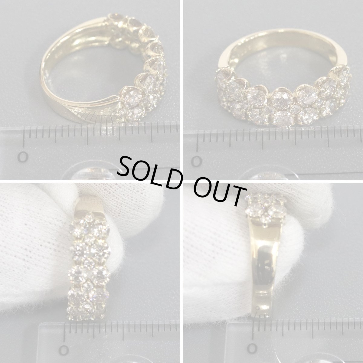 画像9: K18ブラウンダイヤモンドリング D2.00 5.2g #12 (9)