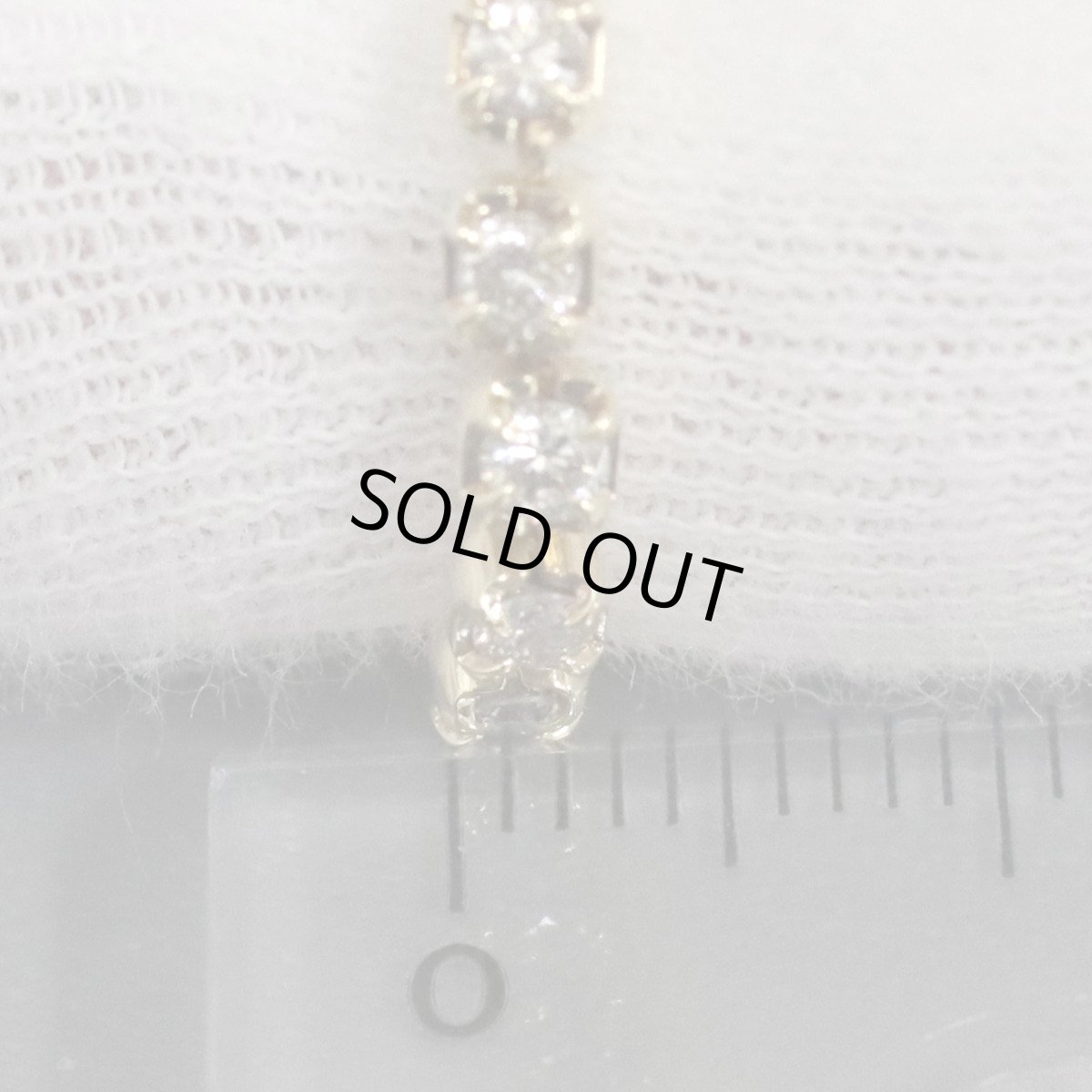 画像8: K18ダイヤモンドテニスブレスレット D2.00 8.1g (8)