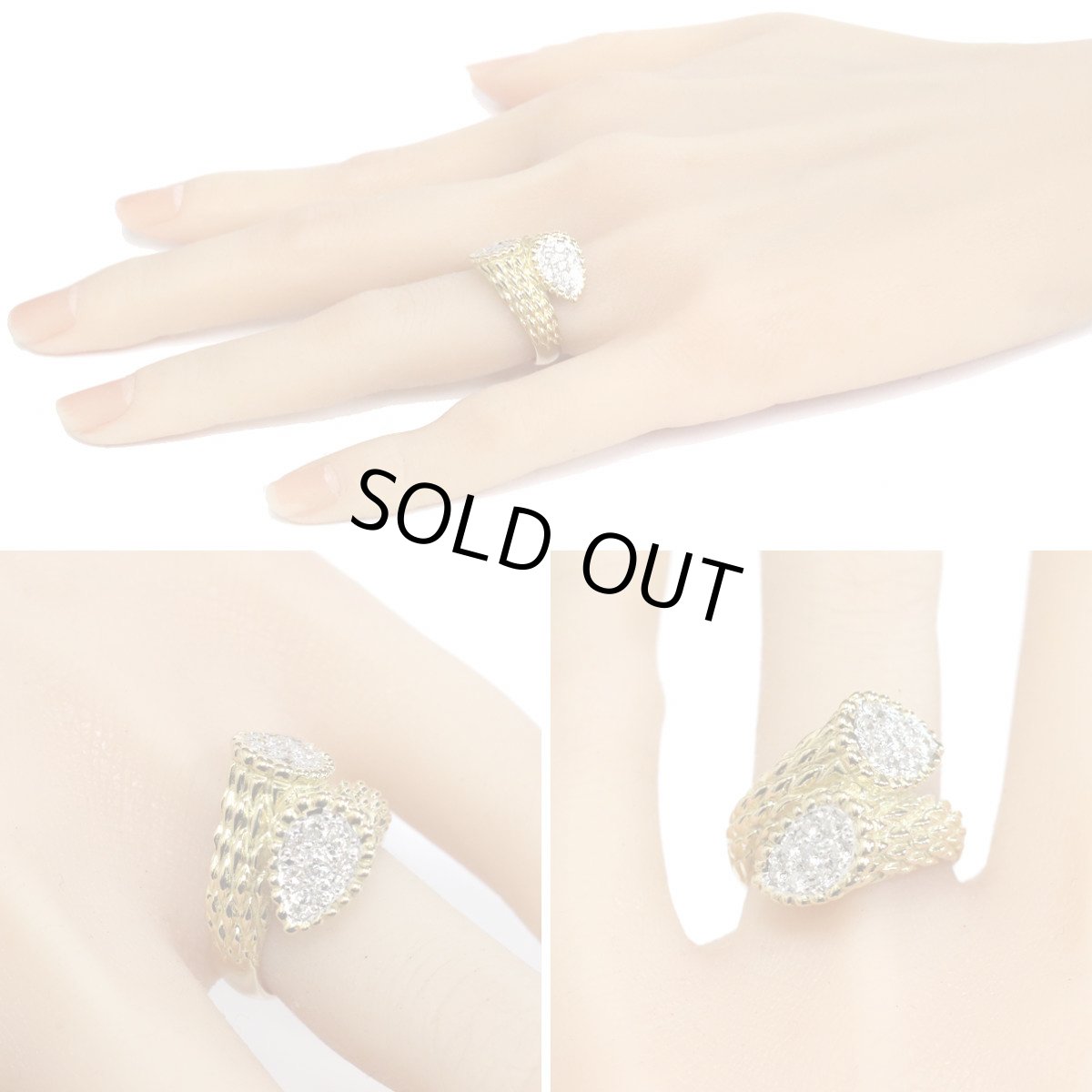 画像9: K18ダイヤモンドリング D0.57 13.2g #11 (9)