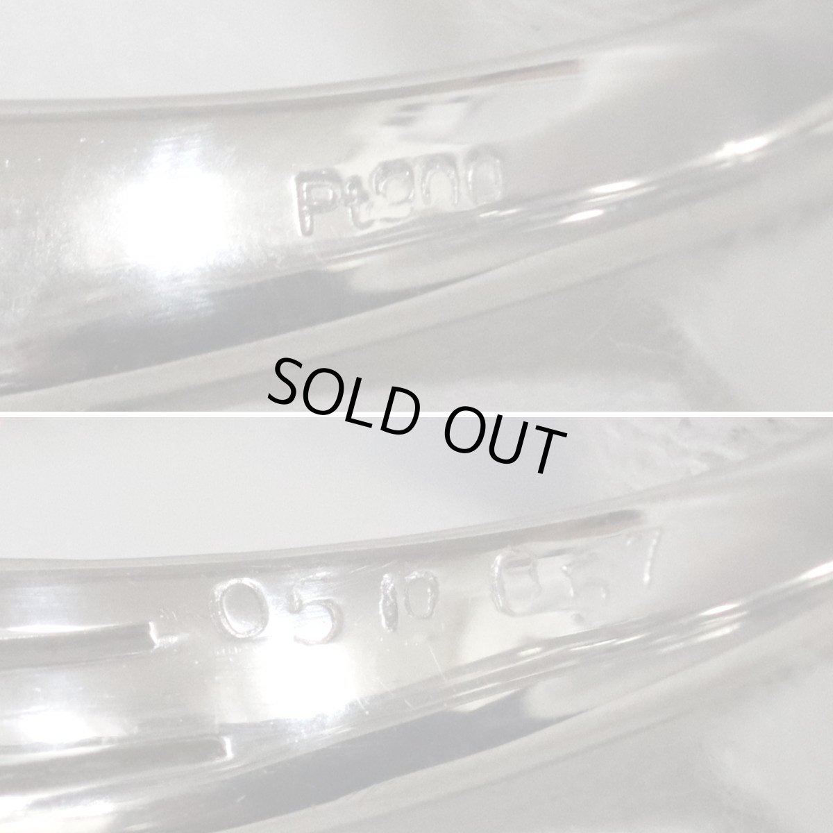 画像8: Pt900ダイヤモンドリング D0.51 D.057 7.3g #16 (8)