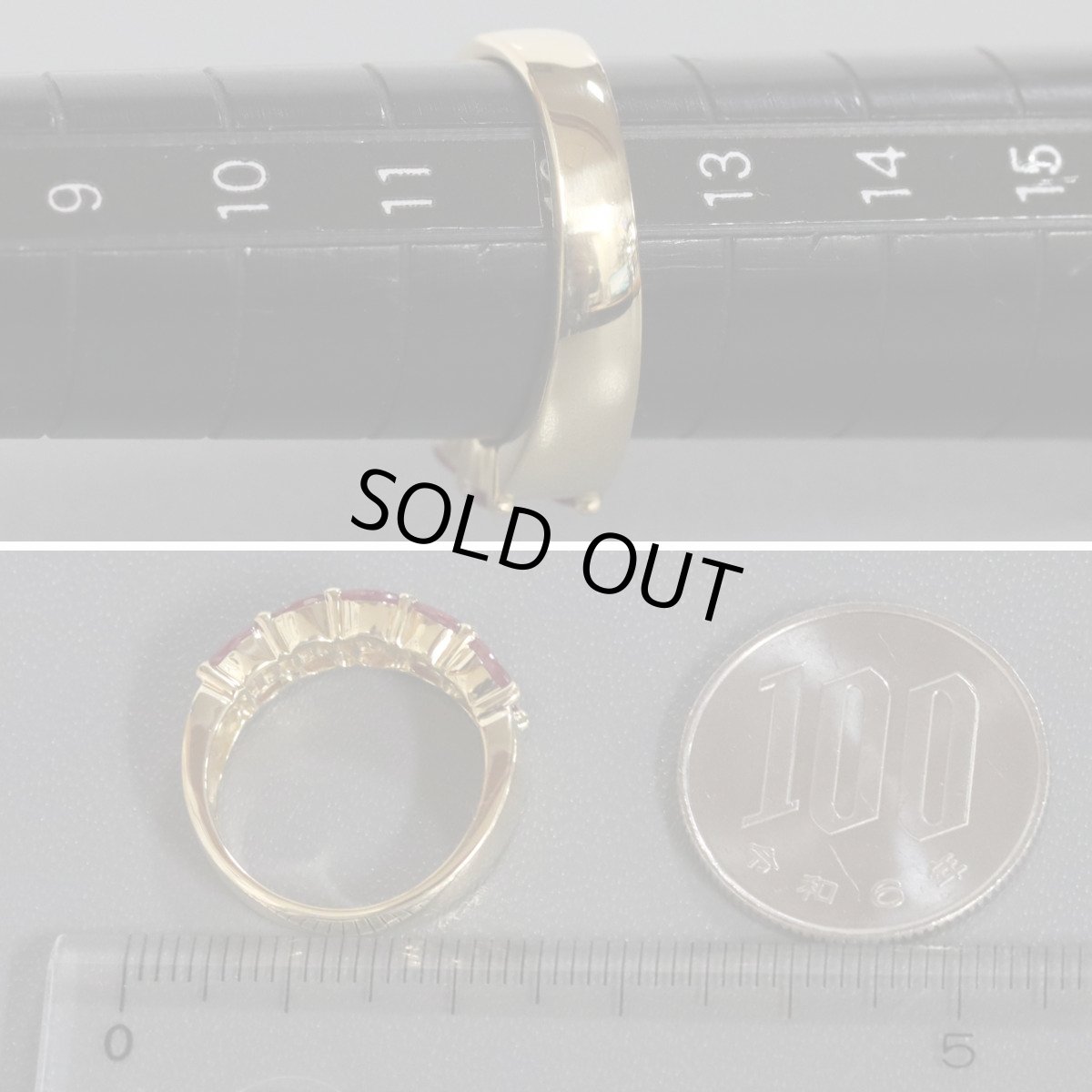 画像8: K18ルビーダイヤモンドリング R1.02 D0.47 5.1g #12 (8)