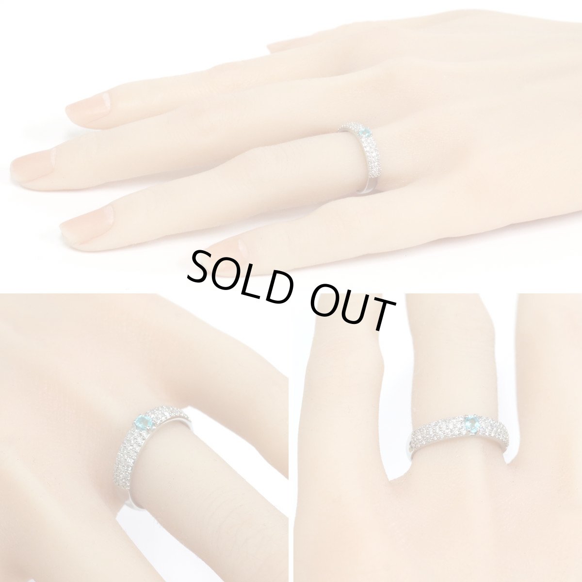 画像10: Pt900トルマリンダイヤモンドリング T0.12 D0.40 4.0g #12 (10)