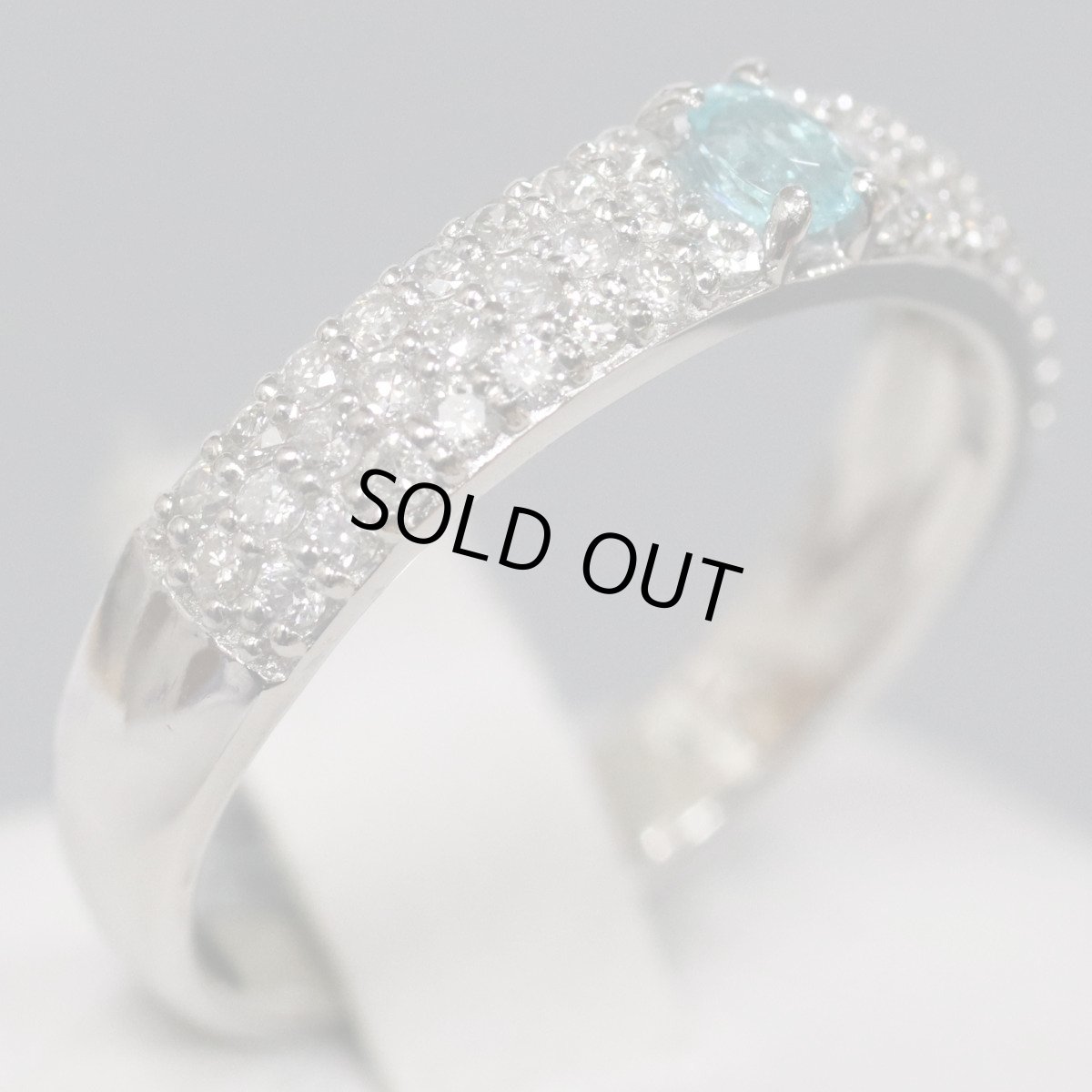 画像3: Pt900トルマリンダイヤモンドリング T0.12 D0.40 4.0g #12 (3)