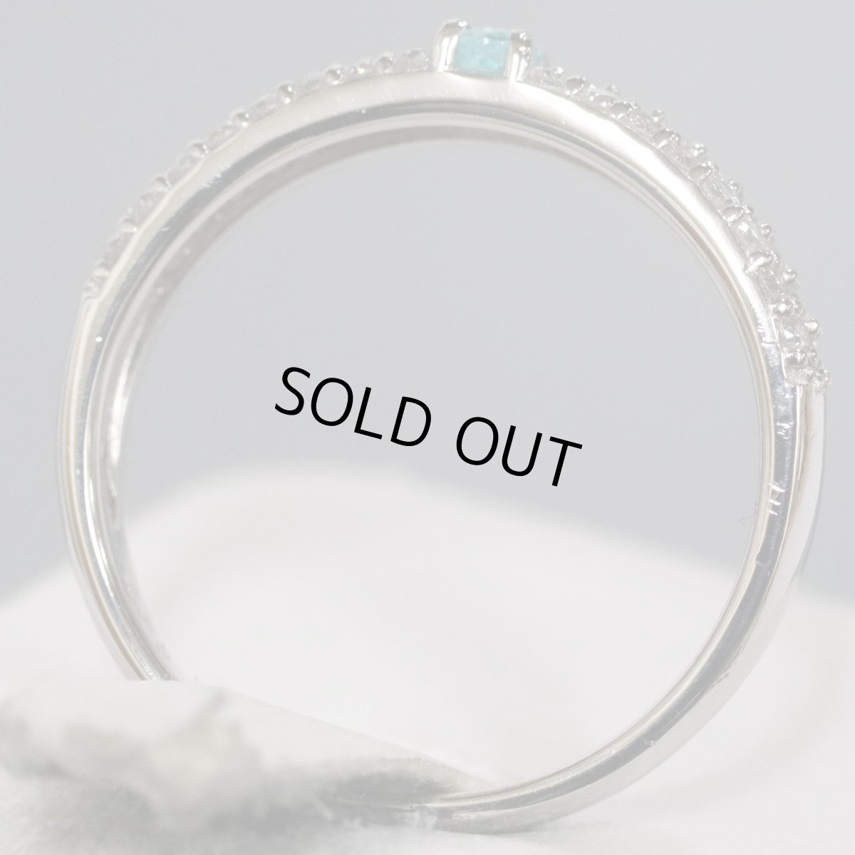 画像5: Pt900トルマリンダイヤモンドリング T0.12 D0.40 4.0g #12 (5)