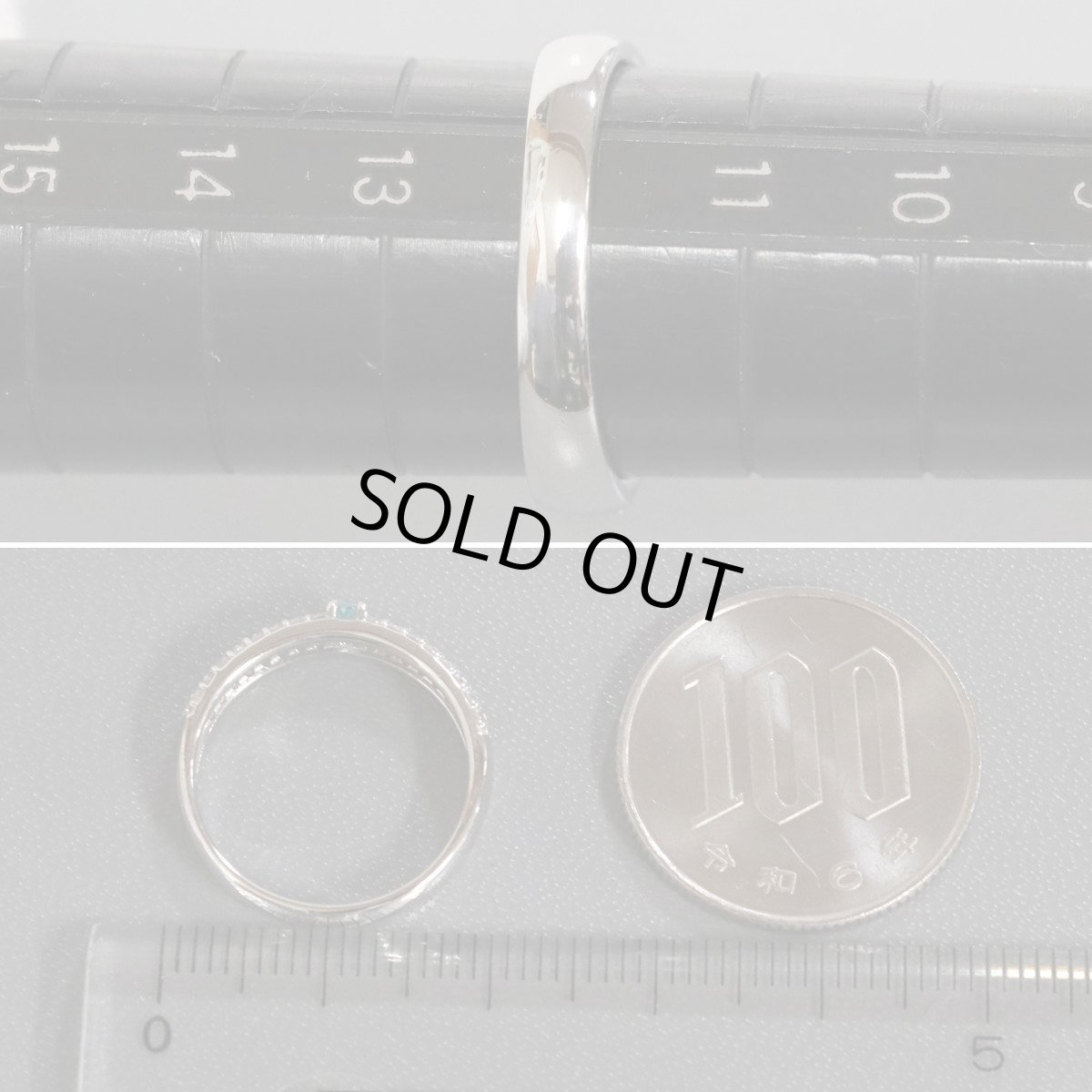 画像8: Pt900トルマリンダイヤモンドリング T0.12 D0.40 4.0g #12 (8)