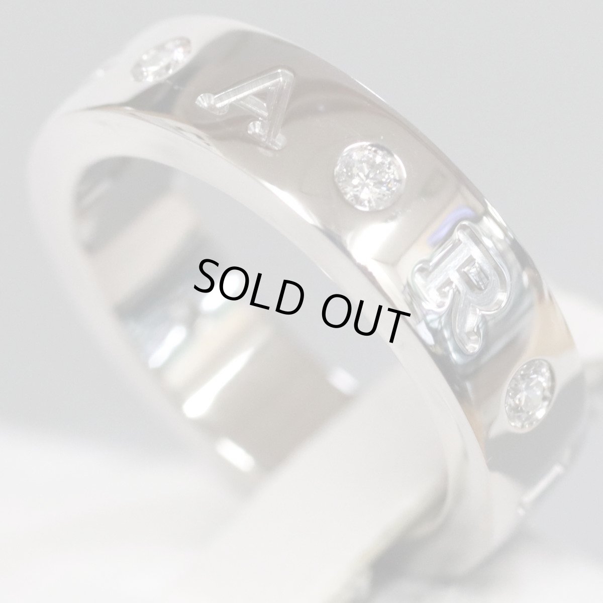 画像4: 750(WG)リング ローマンソルベ 8.9g ＃9.5(#50)保証書 (4)