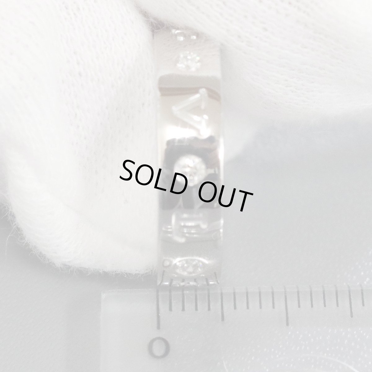 画像8: 750(WG)リング ローマンソルベ 8.9g ＃9.5(#50)保証書 (8)