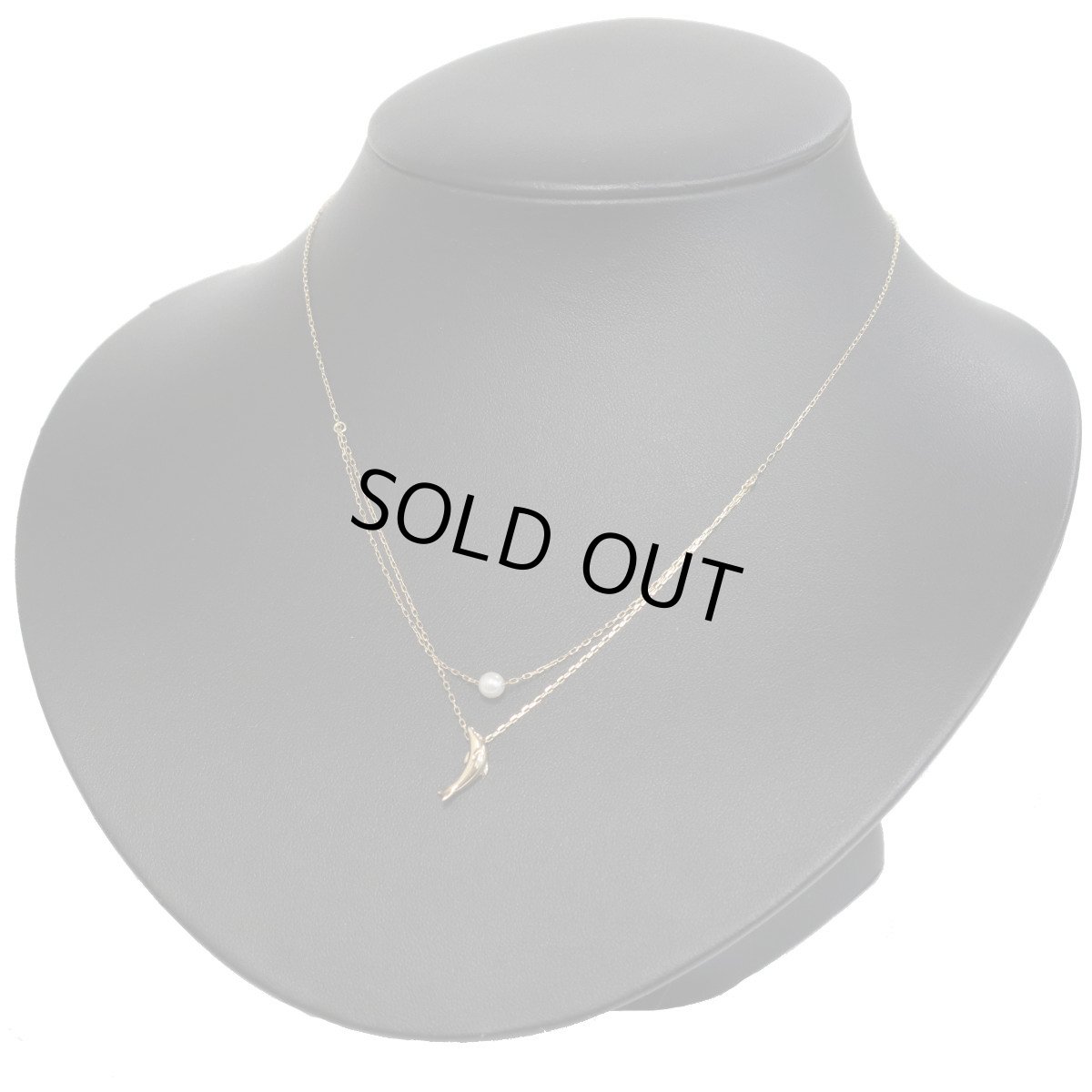 画像6: ヨンドシー K18パールネックレス イルカモチーフ 2.3g (6)