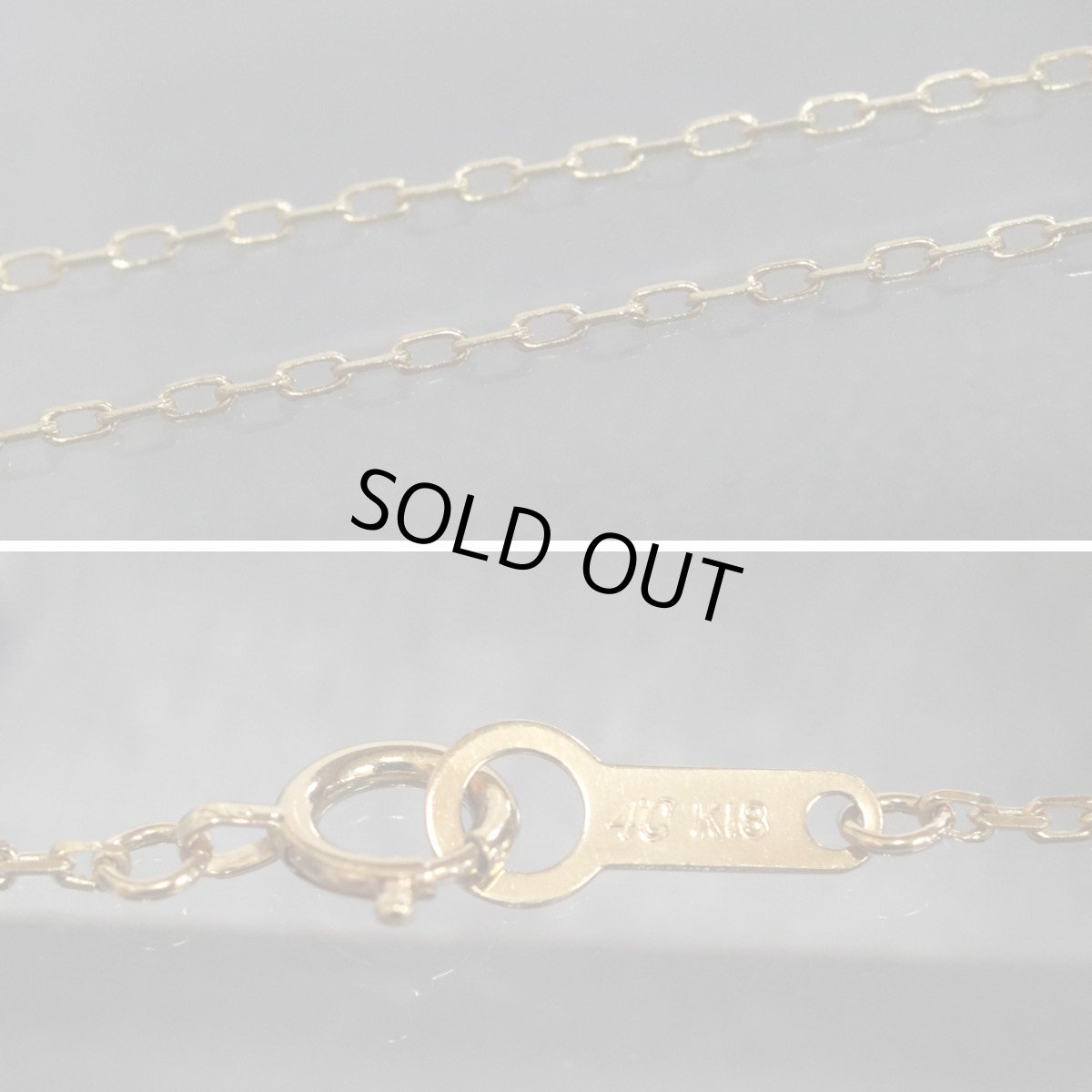 画像8: ヨンドシー K18パールネックレス イルカモチーフ 2.3g (8)