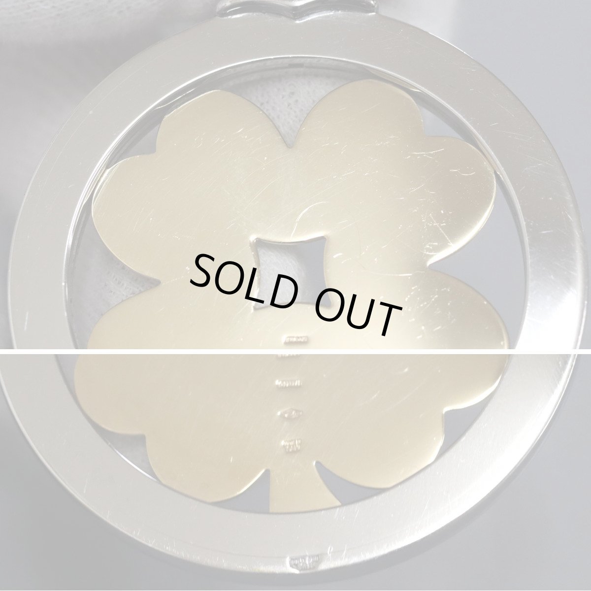 画像6: 750/SSトンドクローバーペンダントトップ 26.3g (6)